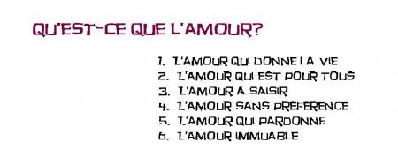 qu est ki et l amour a t yeux !!